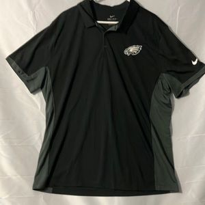 Nike Dri-Fit Philadelphia Eagles golf polo black size XXL
